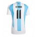 Maillot de foot Argentine Angel Di Maria #11 Domicile vêtements Copa America 2024 Manches Courtes